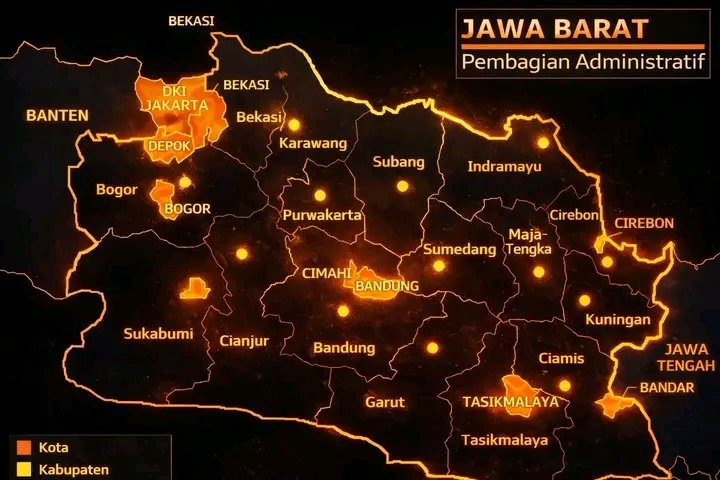 Mengenal 27 Wilayah Tatar Sunda: Daftar Lengkap Kabupaten dan Kota di Jawa Barat
