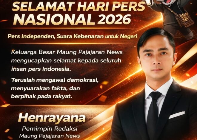 HPN 2026: Maung Pajajaran News Tegaskan Pers Harus Melawan, Diam Adalah Pengkhianatan