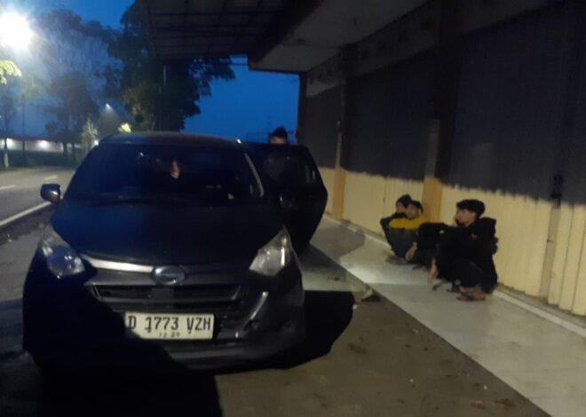 Polsek Wanaraja Amankan 7 Pelaku Balap Liar di Sawah Lega Garut