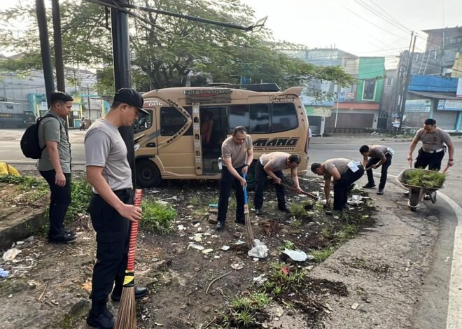 Polres Garut Gelar Korve Bersama, Perkuat Soliditas dan Wujudkan Lingkungan Bersih