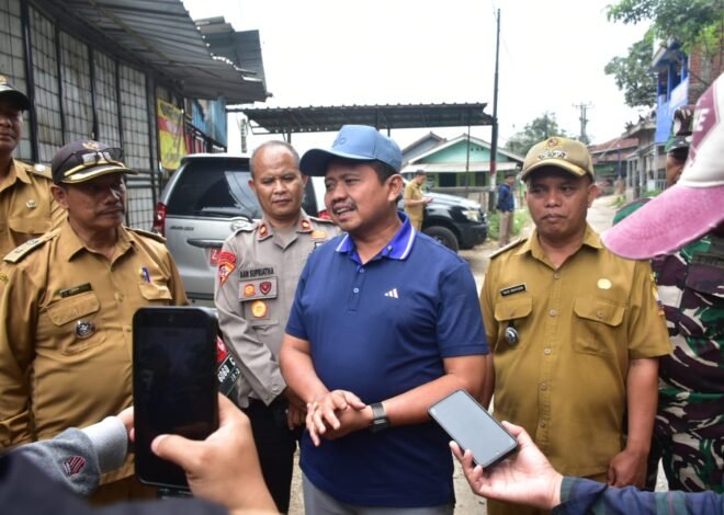 Bupati Sumedang Tinjau Jalan Parakan Muncang–Sindulang, Ditargetkan Rampung 2026