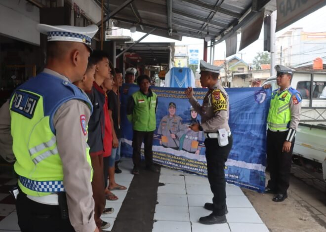 Hari ke-10 Operasi Keselamatan Maung 2026, Satlantas Polresta Serkot Intensifkan Edukasi Lalu Lintas