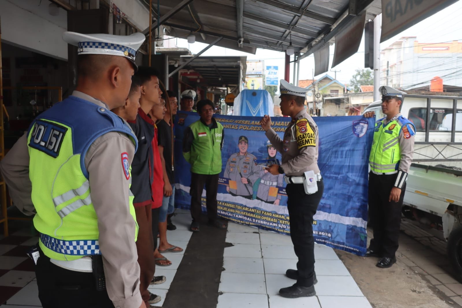 Hari ke-10 Operasi Keselamatan Maung 2026, Satlantas Polresta Serkot Intensifkan Edukasi Lalu Lintas