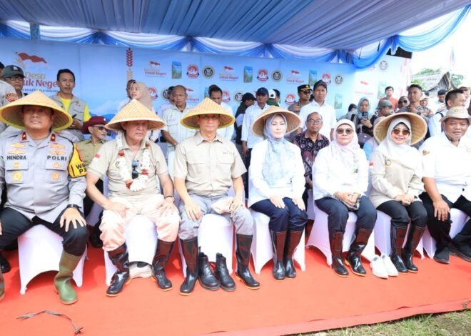 Wakapolda Banten Hadiri Panen Raya Padi Organik 753 Hektar di Pandeglang