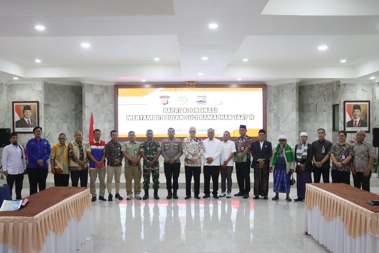 Rakor Lintas Sektoral, Polres Cilegon Matangkan Kesiapan Kamtibmas dan Stabilitas Pangan Jelang Ramadan 1447 H