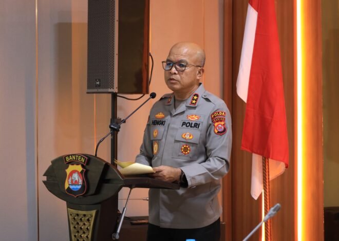 Kapolda Banten Tekankan Pengawasan Bapokting dan Penguatan Kamtibmas Jelang Ramadan 1447 H