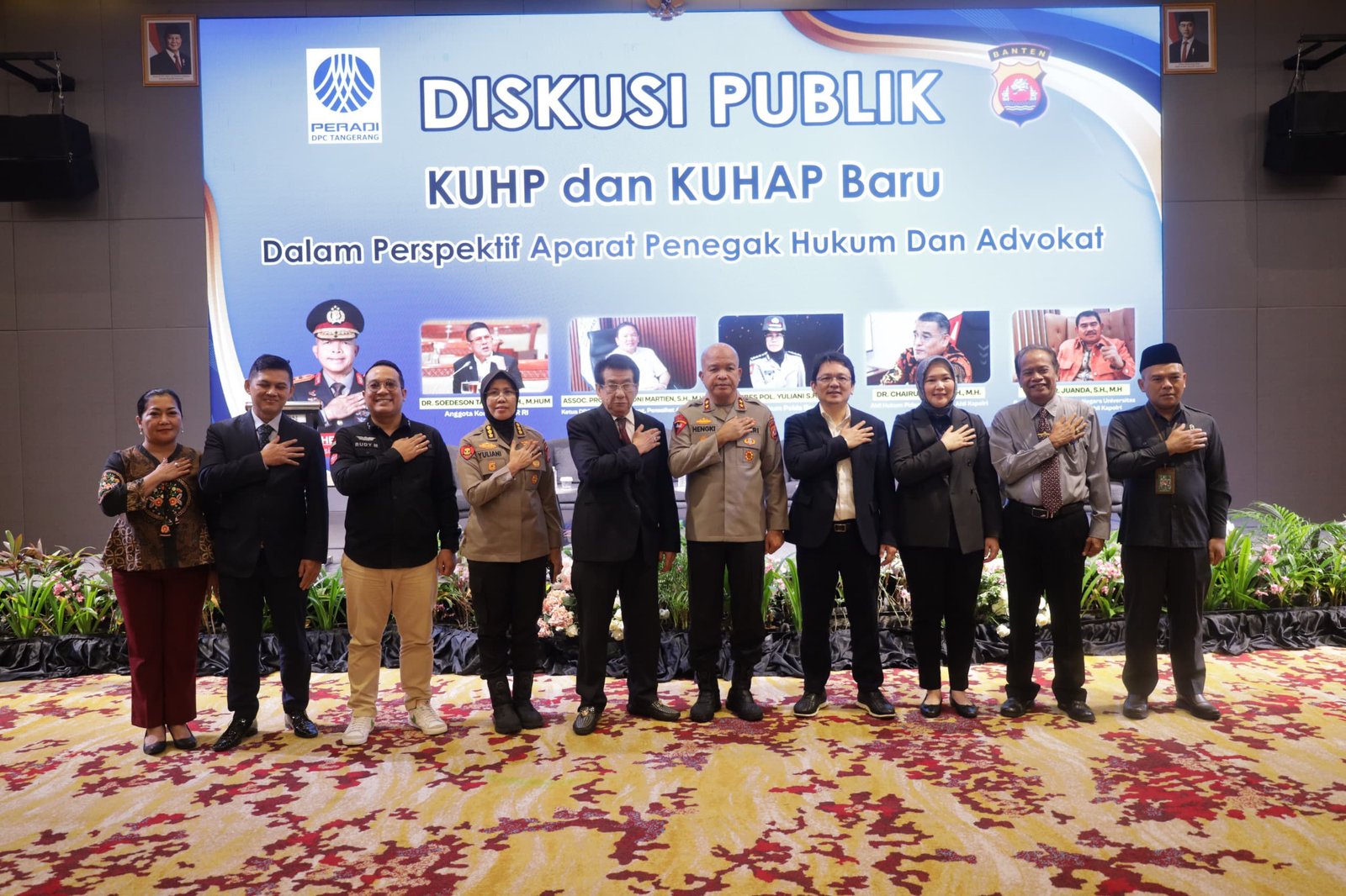 Polda Banten dan PERADI DPC Tangerang Bahas Pembaruan Hukum Pidana Nasional