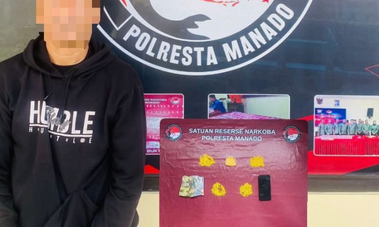Residivis Pengedar Obat Keras Ditangkap, Satres Narkoba Polresta Manado Sita 506 Butir Trihexyphenidyl