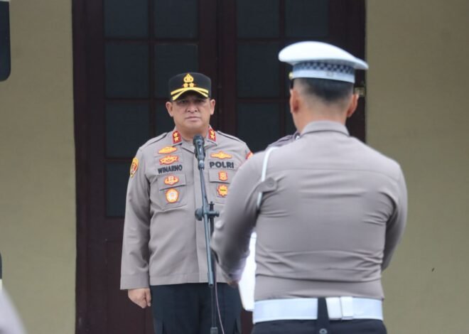 Wakapolresta Serang Kota Pimpin Apel Pagi, Tekankan Kedisiplinan Personel serta tingkatkan Patroli