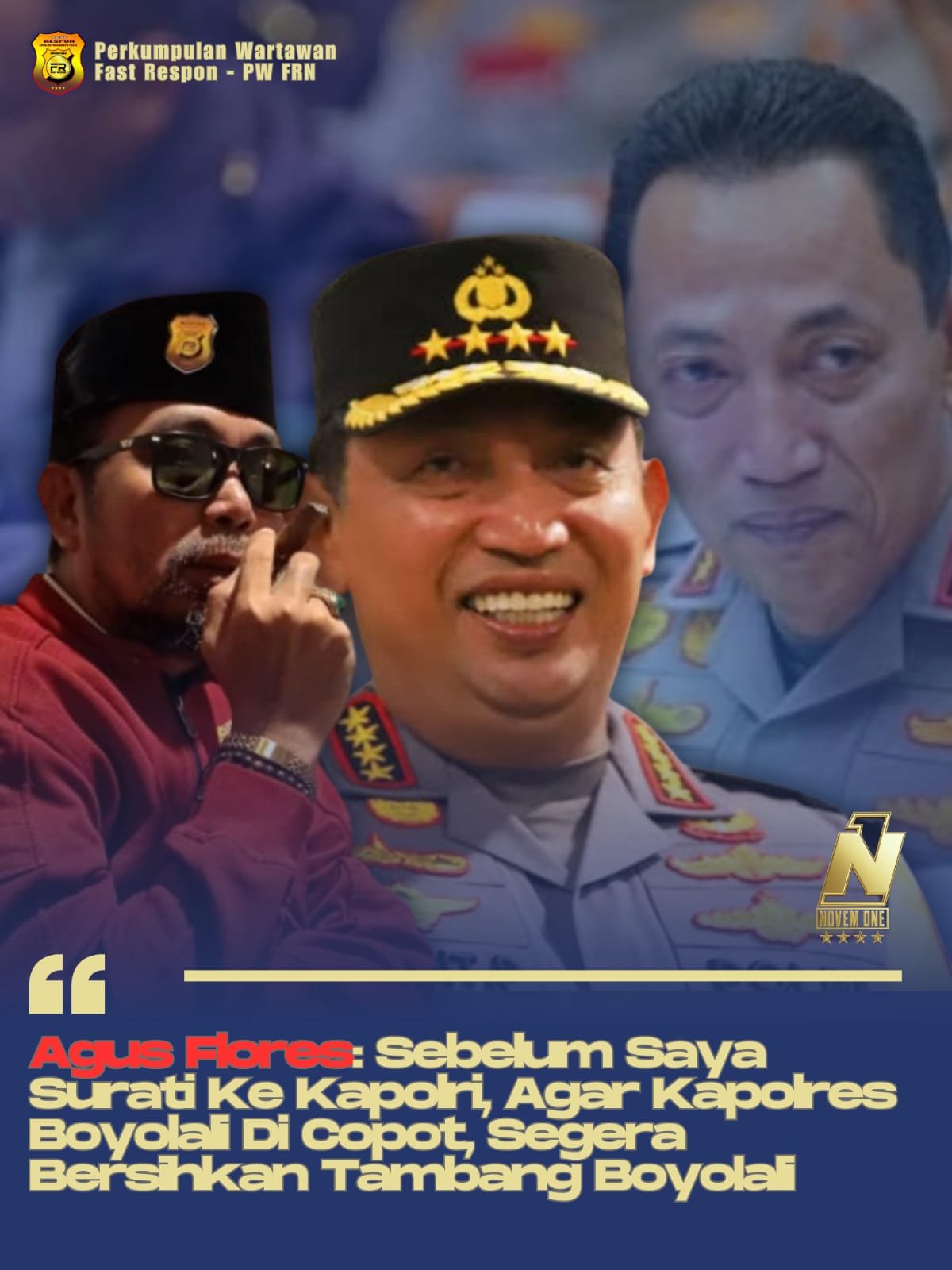 Agus Flores Peringatkan Kapolres Boyolali, Alat Beko Tambang Ilegal Simo Harus Diturunkan Hari Ini