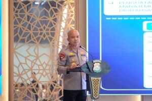 Kapolda Banten Hengki memimpin Rapat Pimpinan Polda Banten Tahun 2026 di Aula Gawe Kuta Baluwarti