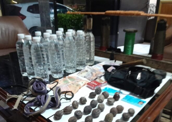 Polsek Wanaraja Amankan 15 Botol Ciu dalam Razia Miras, Komitmen Jaga Kamtibmas Tetap Kondusif