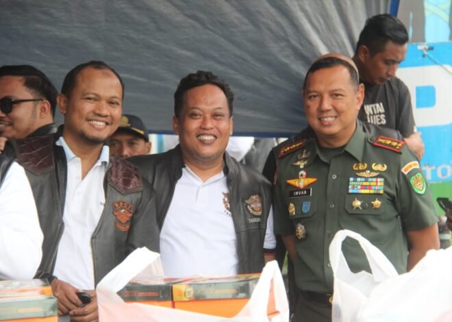 Dandim 0612/Tasikmalaya Letkol Czi M Imvan Ibrahim S.Sos., M.Han. Hadiri HDCI Tasik Berbagi 2026: Deru Mesin dan Hangatnya Kepedulian di Tengah Hujan 