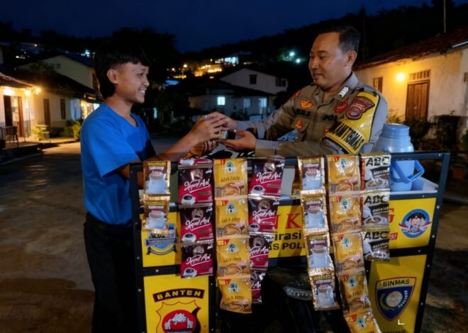 Program Kapolda Banten, Polres Serang Masifkan Warung Bhabinkamtibmas Keliling