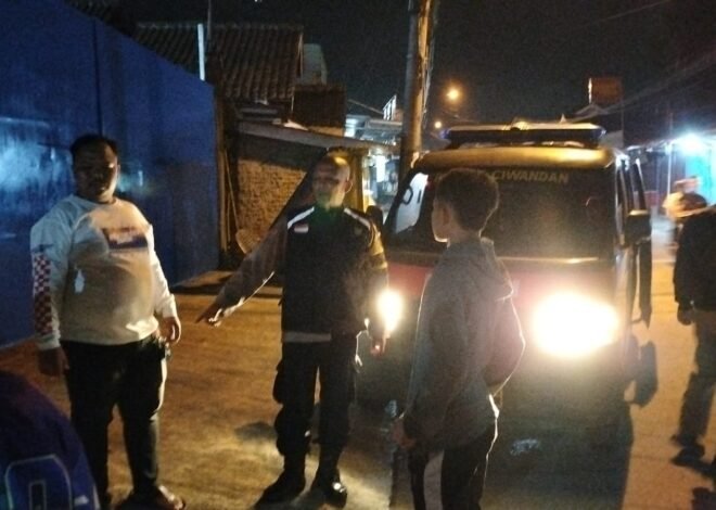 Patroli Blue Light Polsek Ciwandan Hadirkan Rasa Aman bagi Masyarakat