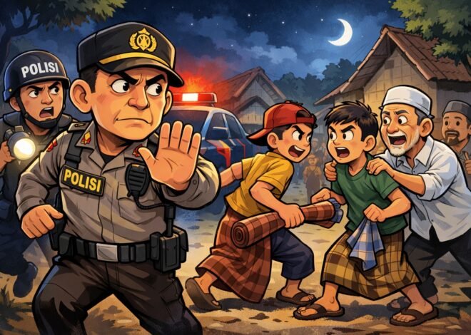 Respon Cepat 110, Polsek Cibatu Cegah Perang Sarung di Kersamanah