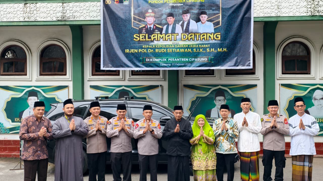 Kapolda Jabar Sambangi Ponpes Cipasung, Perkuat Sinergi di Bulan Ramadhan