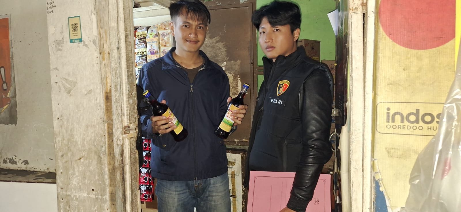 Polsek Garut Kota Amankan 11 Botol Miras dalam Operasi Pekat Lodaya 2026