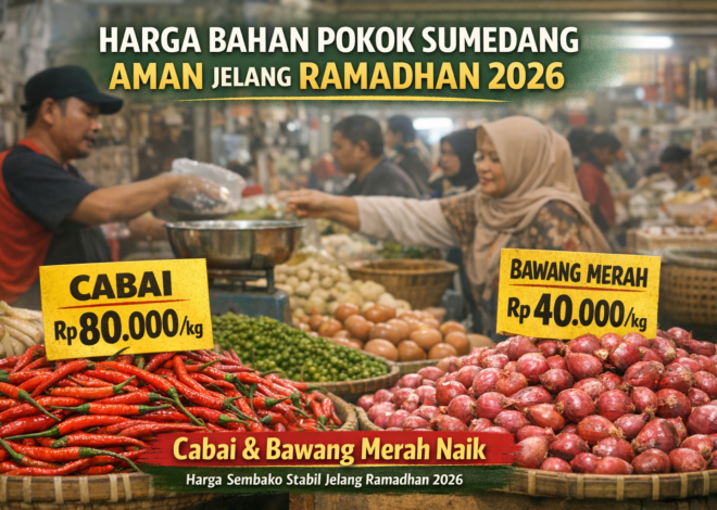 Harga Bahan Pokok di Sumedang Aman Jelang Ramadhan 2026