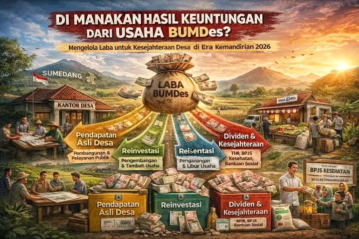 Di Manakan Hasil Keuntungan dari Usaha BUMDes?