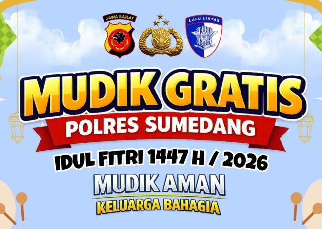 Polres Sumedang Hadirkan Program Mudik Gratis Idul Fitri 1447 H / 2026, Wujud Pelayanan untuk Masyarakat