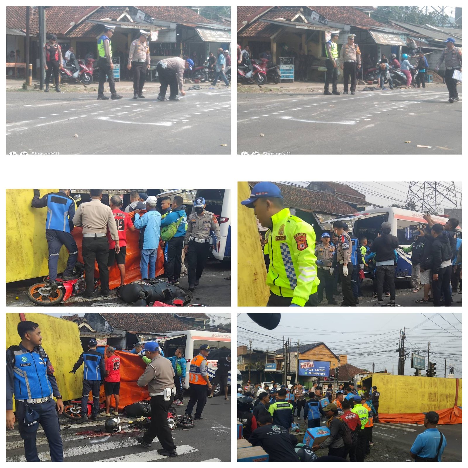 Sigap dan Tanggap, Kasat Lantas Polres Sumedang Turun Langsung Tangani Laka Maut di Perempatan Bojong