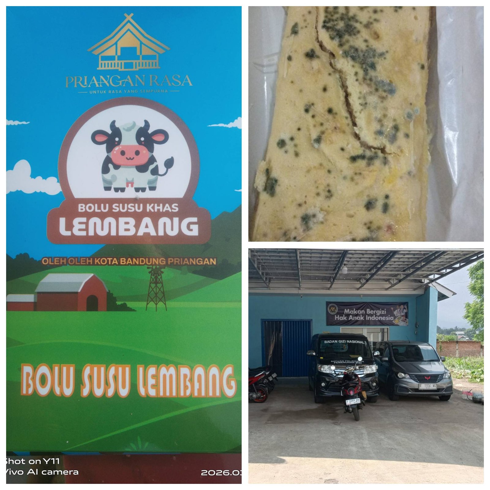 Diduga Baru Sehari Diterima Warga, Bolu Susu Lembang Bantuan Balita Berjamur, SPPG Kebonhui Sampaikan Permohonan Maaf