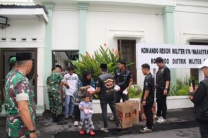 Dandim 0723/Klaten Hadiri Pembagian Takjil Dan Santunan Anak Yatim Bersama HDCI Klaten