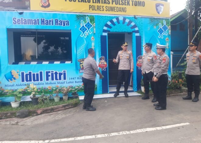 Kapolres Sumedang Turun Langsung Cek Jalur Mudik, Pastikan Kesiapan Pos Pengamanan Operasi Ketupat Lodaya 2026