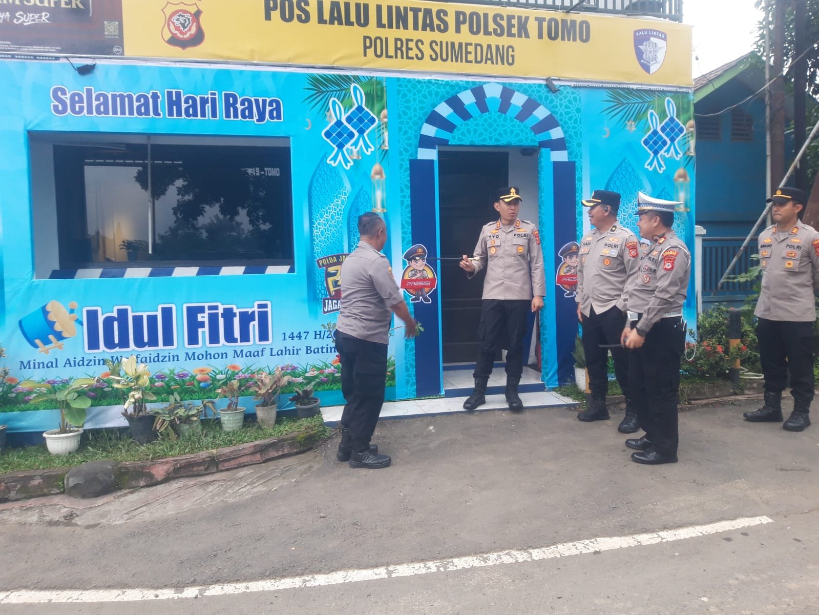 Kapolres Sumedang Turun Langsung Cek Jalur Mudik, Pastikan Kesiapan Pos Pengamanan Operasi Ketupat Lodaya 2026