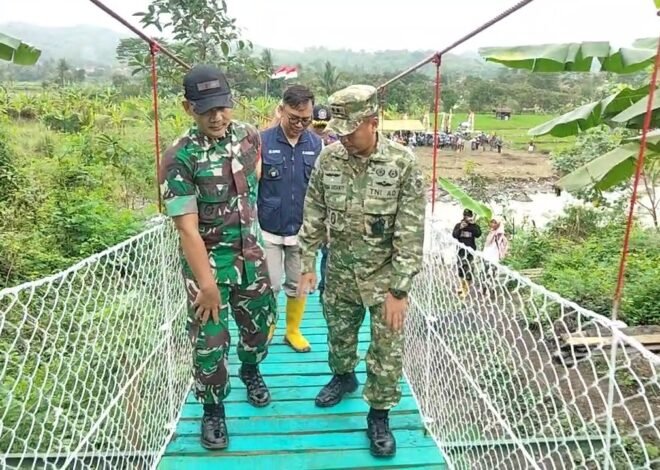 Masyarakat Apresiasi PembangunaJembatan Gantung Garuda Penghubung Desa Wanajaya dan Desa Karangbungur