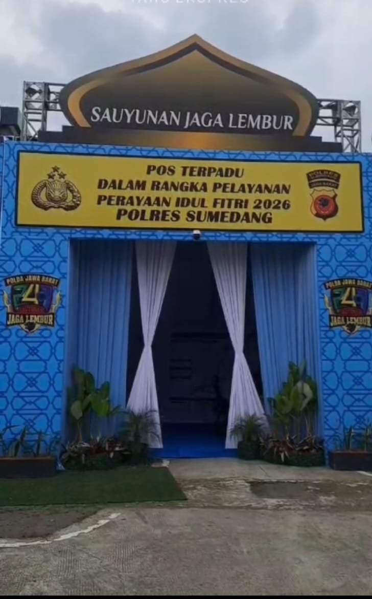 “Pos Terpadu Ops Ketupat Lodaya 2026 Polres Sumedang : Mudik Aman, Hangatnya Sumedang dengan Sajian UCIL untuk Pemudik”