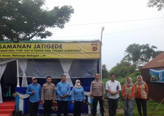 Kesbangpol Sumedang Kunjungi Pospam Jatigede, Dukung Kelancaran Ops Ketupat Lodaya 2026
