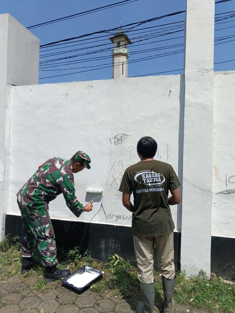 Saat Warga Mulai Mudik, TNI Tetap Berdiri di Garis Depan: Alun-Alun Tanjungsari Disiapkan Demi Shalat Idul Fitri