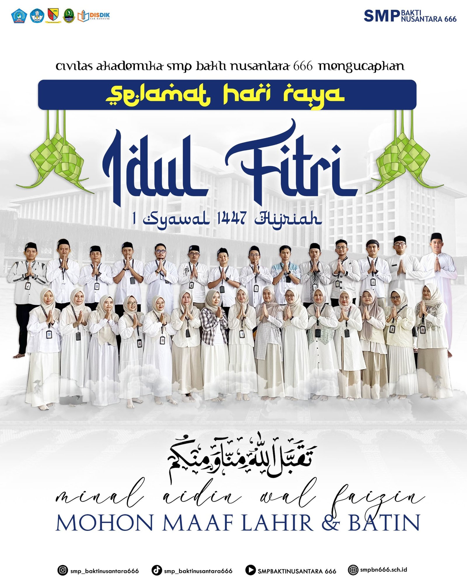 Menggetarkan Hati! Pesan Idul Fitri Kepala Sekolah SMP Bakti Nusantara 666 tentang Keikhlasan dan Maaf