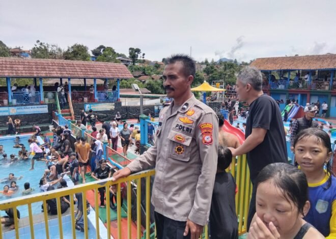 Polisi Lakukan Monitoring Objek Wisata Panyindangan Cilembu, Pastikan Keamanan Pengunjung Saat Libur Idul Fitri