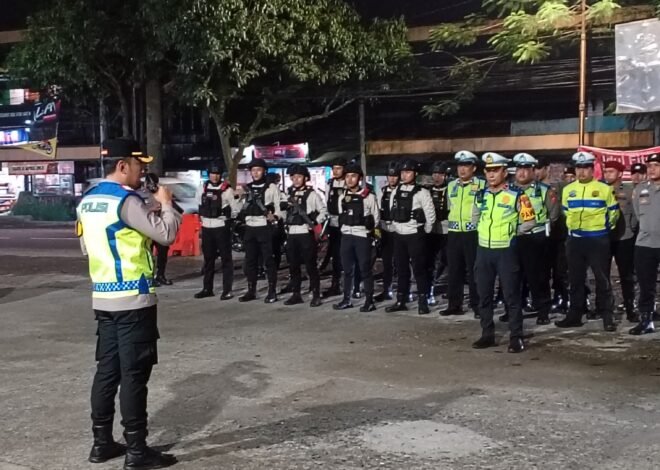 Apel Malam KRYD Pasca Ops Ketupat Lodaya 2026, Polres Sumedang Tingkatkan Patroli dan Pengamanan