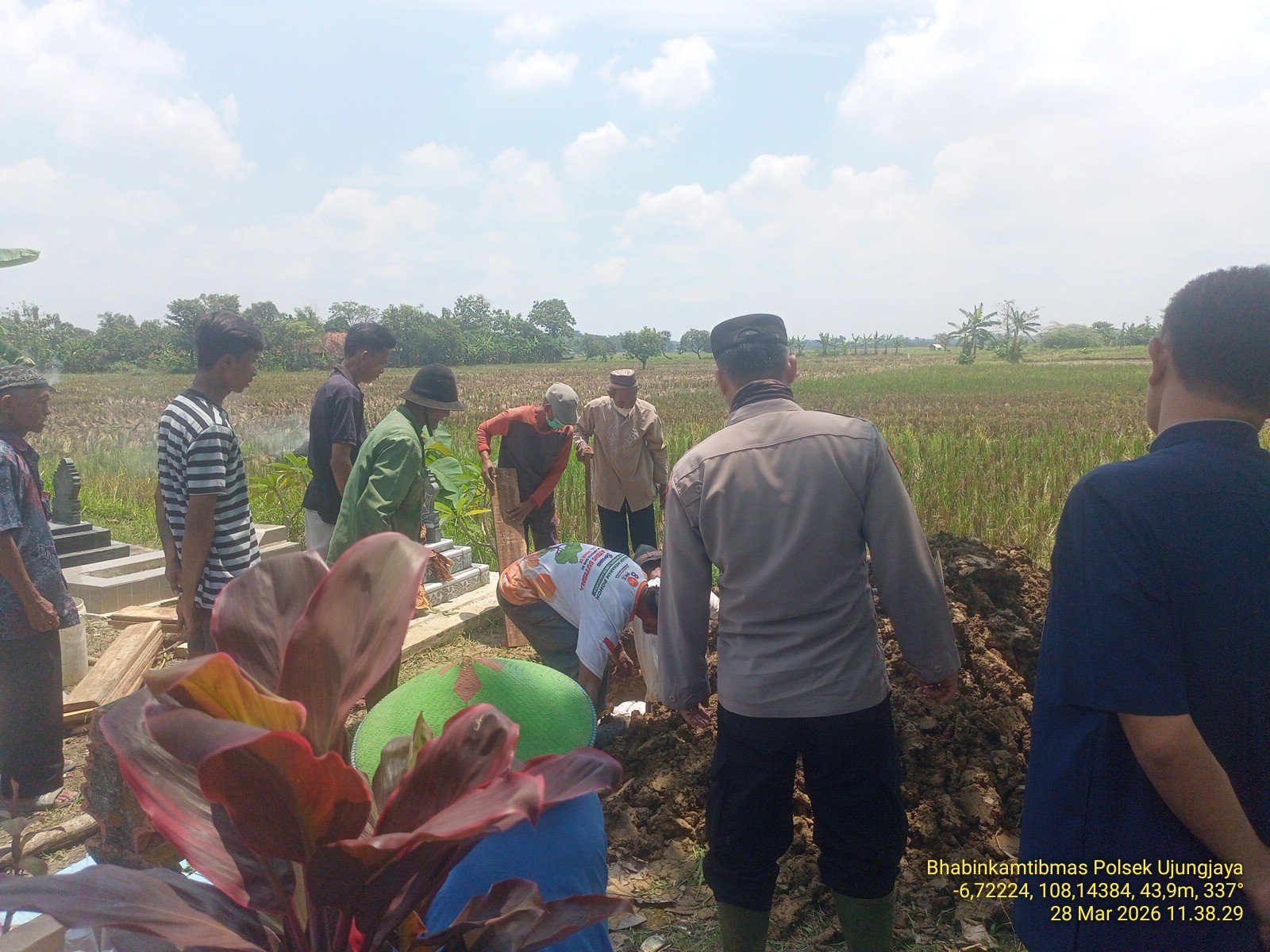 Pria Ditemukan Meninggal di Irigasi Sawah Ujungjaya, Diduga Akibat Penyakit Epilepsi