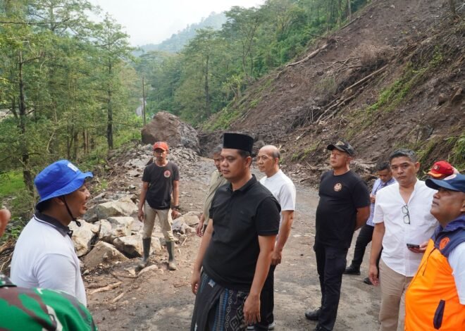 Bupati Jepara Tinjau Longsor Tempur, Pembukaan Jalur Baru Ditarget Rampung Empat Pekan