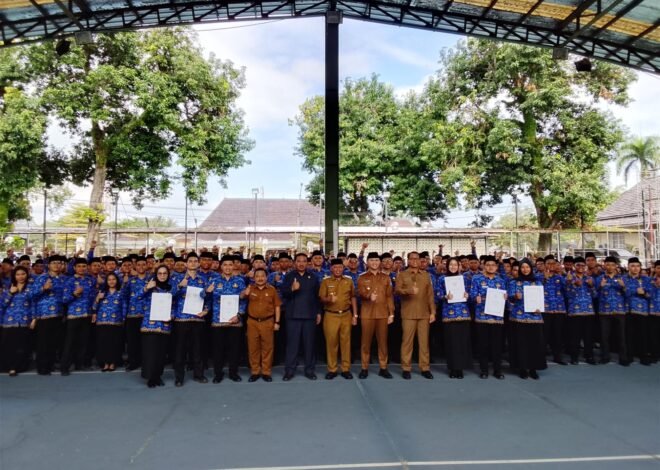 Bupati Majalengka Lantik 445 PNS, Tekankan ASN Berakhlak dan Profesional.