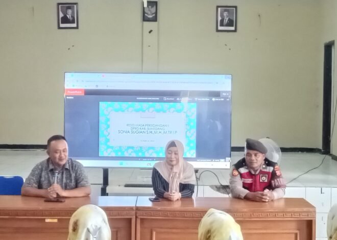 Serap Aspirasi Warga ,Anggota DPRD Sumedang Sonia Sugian Gelar Reses di Rancakalong