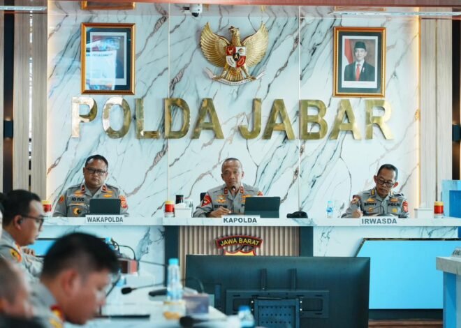 Rakernis Polri 2026 Daring, Kapolres Purwakarta Tegaskan Komitmen Dukung Program Presisi