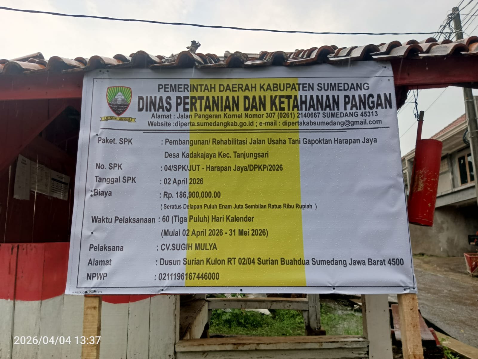 Akses Pertanian Diperkuat, Pemkab Sumedang Bangun Jalan Usaha Tani Di Tanjungsari, Petani Sambut Dengan Harapan Besar