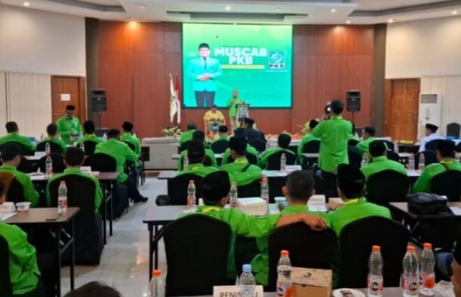 Polsek Jatiluhur Kawal MUSCAB PKB Purwakarta, Pastikan Kegiatan Politik Tetap Aman dan Kondusif