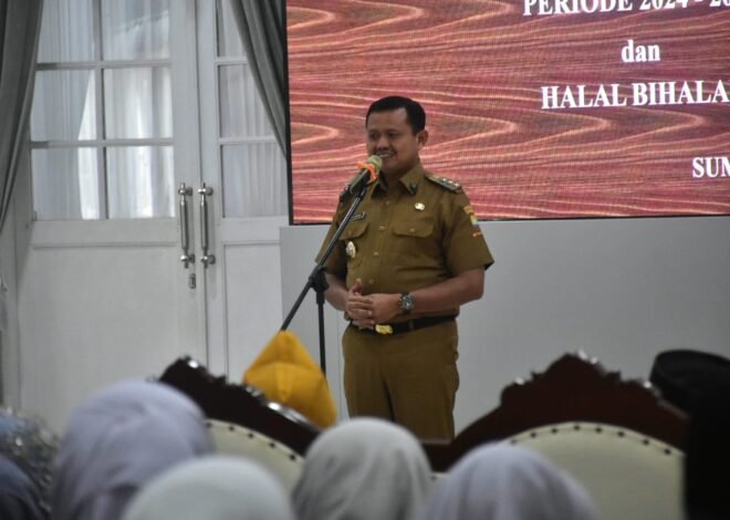 Pelantikan LLI dan Halal Bihalal, Bupati Dony Tegaskan Komitmen Sumedang Ramah Lansia