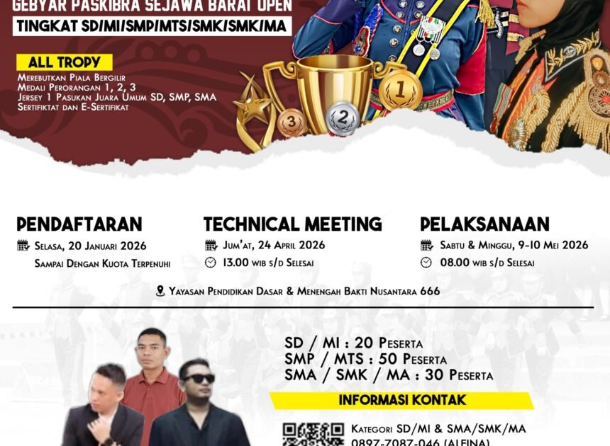 LKBB BATARA 666 SIAP DIGELAR, AJANG BERGENGSI PASKIBRA SE-JAWA BARAT RESMI DIBUKA!