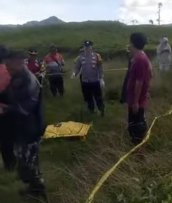 Ditemukan Mayat Seorang di Perkebunan Teh Sukanagara,Dengan Kondisi Luka Tembak