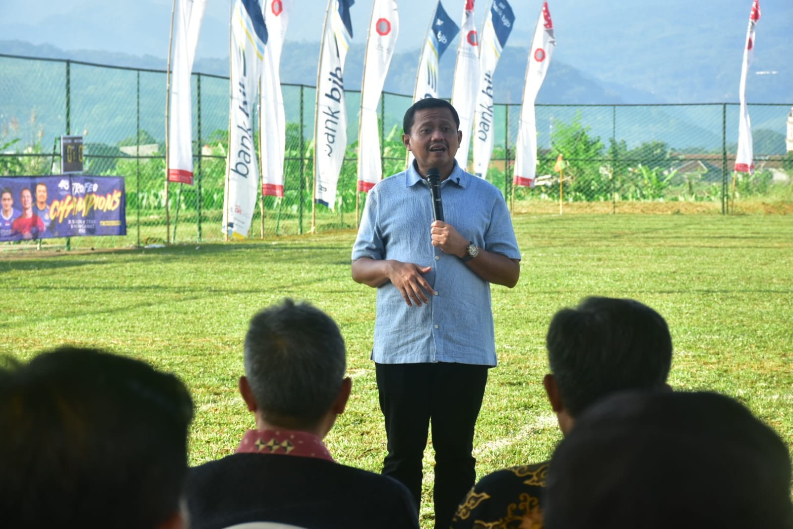 Peresmian Mini Soccer PPS, Dony Ahmad Munir Gaungkan Semangat Sehat dan Soliditas ASN