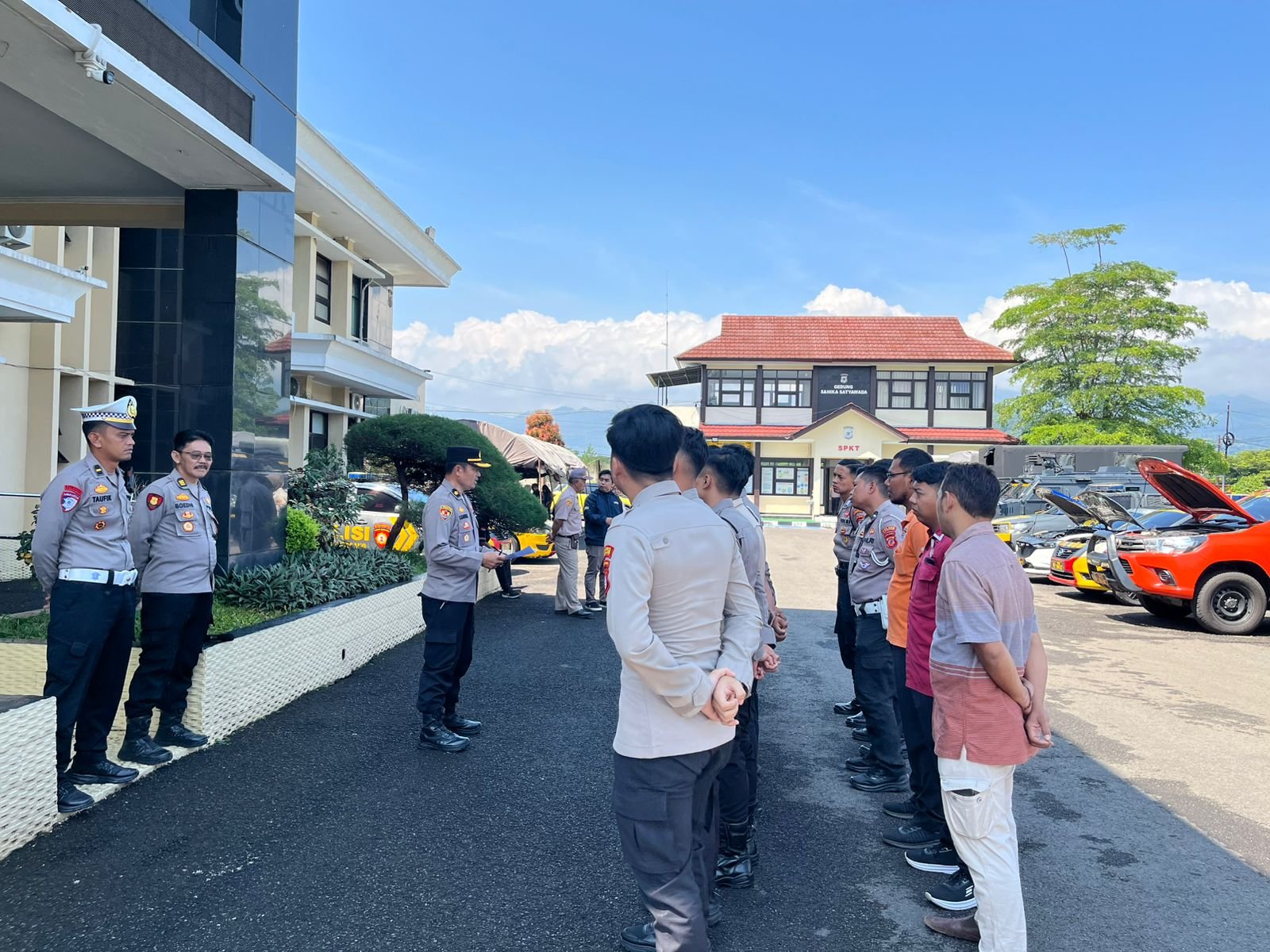 Polres Sumedang Laksanakan Pengecekan Hasil Perawatan Ranmor Dinas R4 Tahun 2026