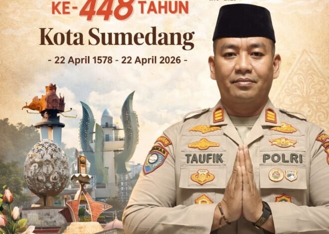 Di Hari Jadi ke-448, AKP Taufik Risnandar: Sumedang Harus Makin Maju, Aman, dan Sejahtera
